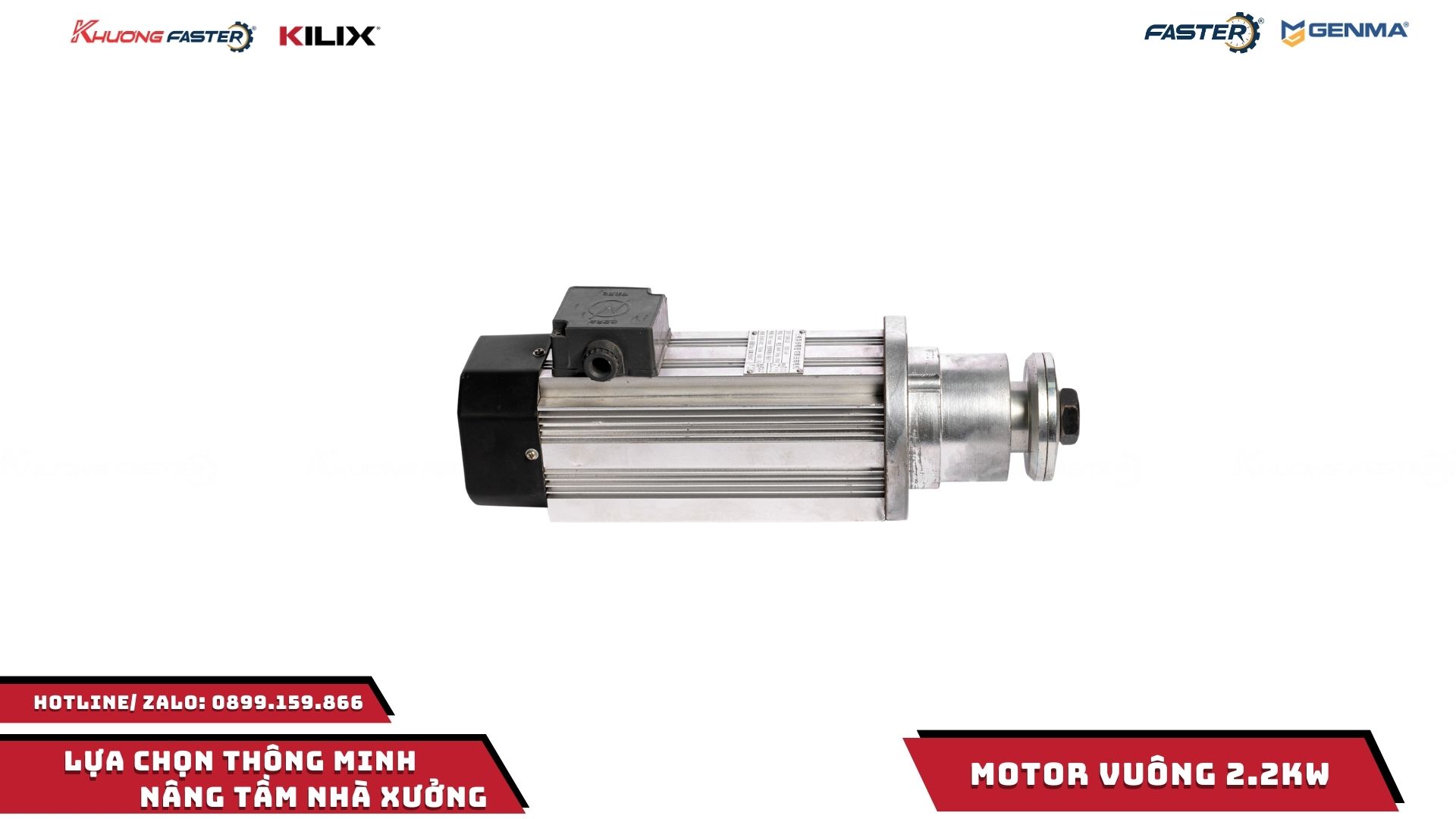 Motor Vuông 2.2kW Máy Cắt Nhôm Chính Hãng